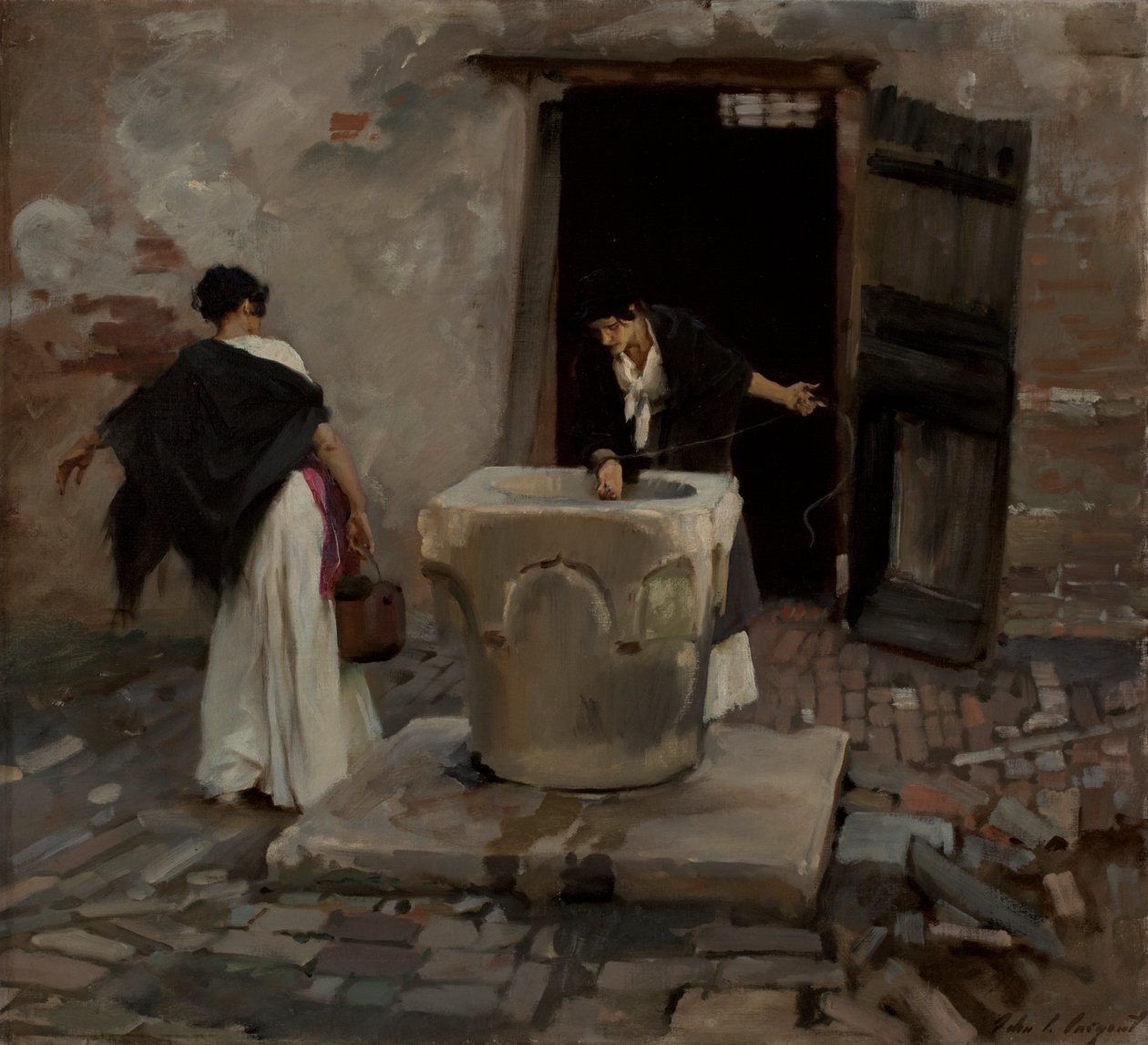 Venetsialaiset vesisäiliöt tekijältä John Singer Sargent