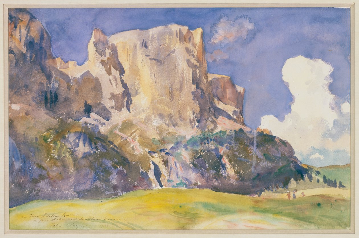 Näkymä Dolomiiteilla tekijältä John Singer Sargent