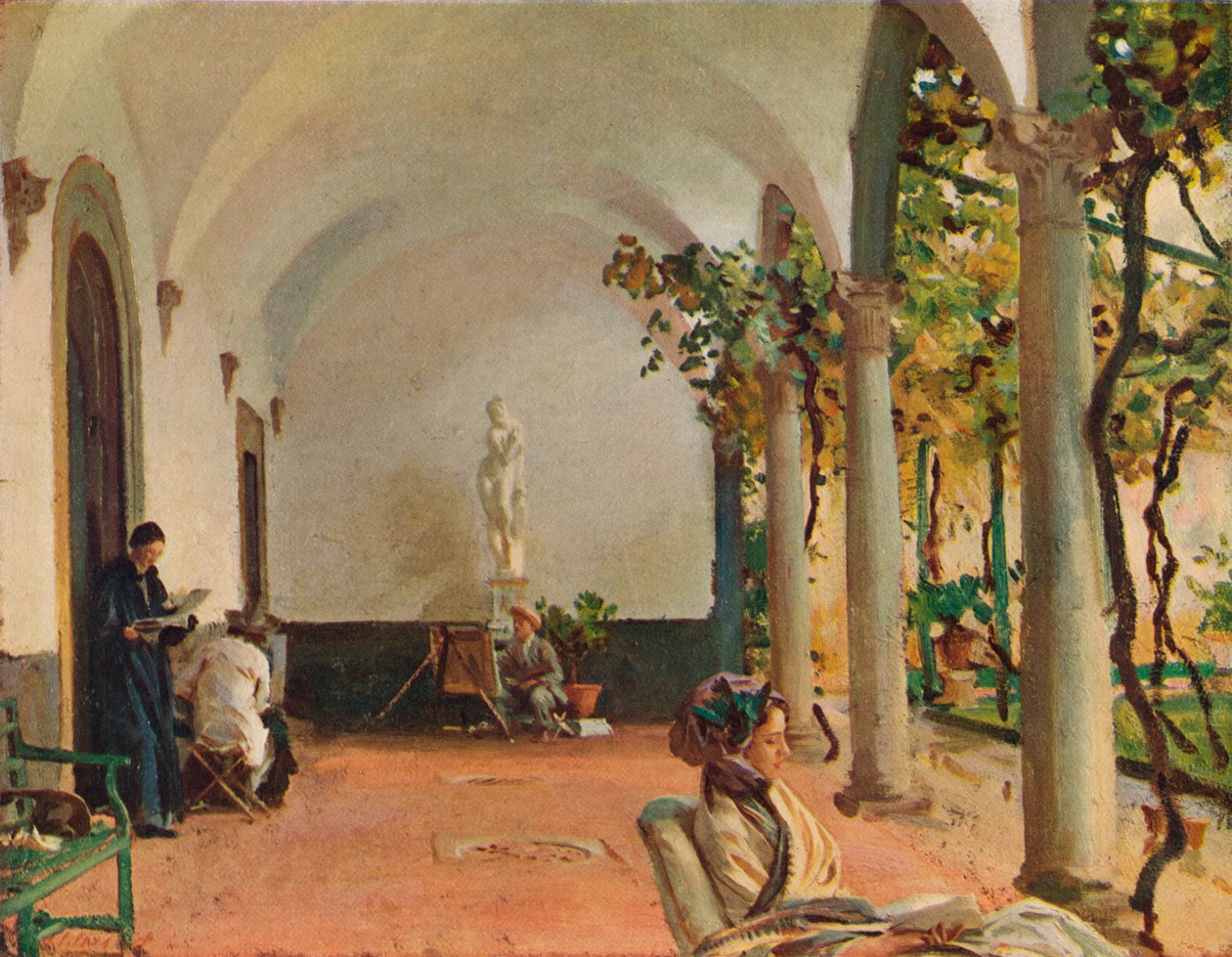 Villa Torre Galli Loggia, 1910 tekijältä John Singer Sargent