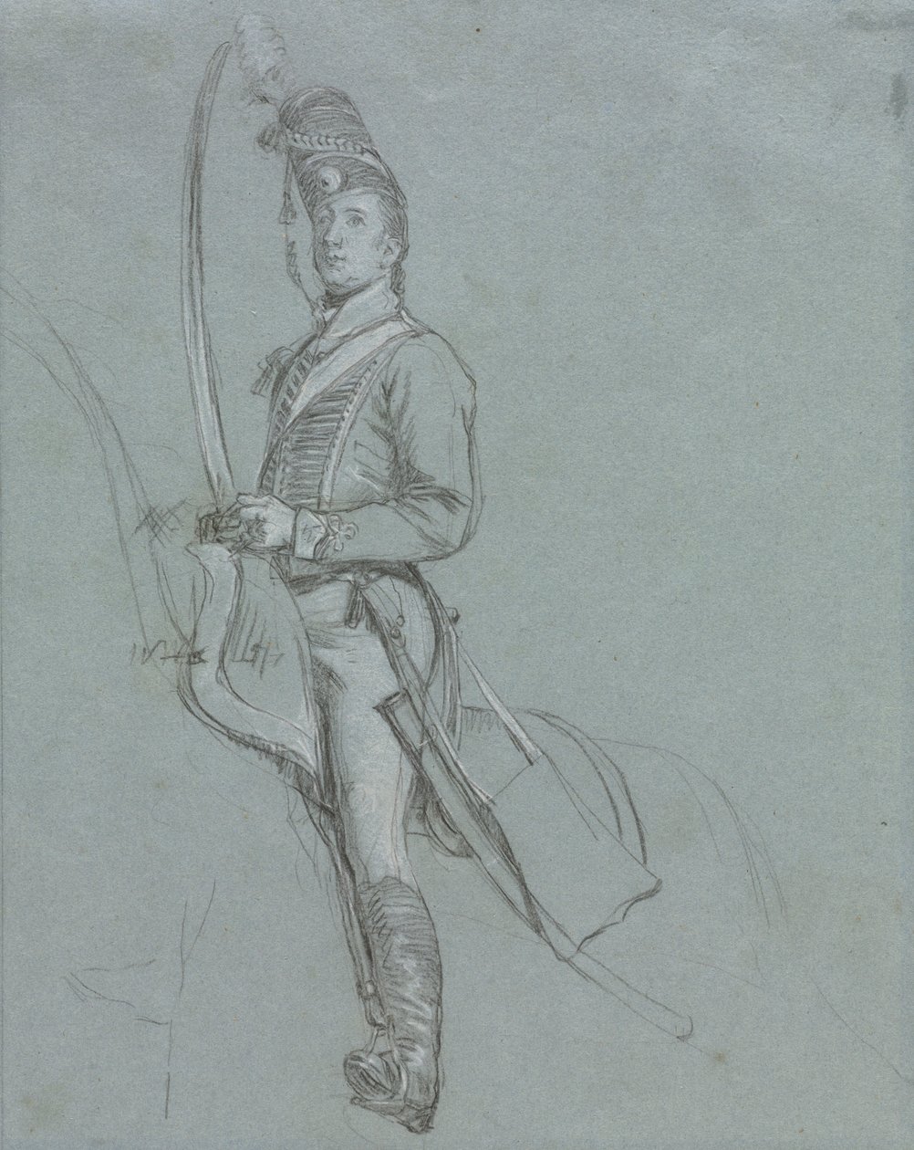 Husaariupseeri hevosen selässä, 1812. tekijältä John Singleton Copley