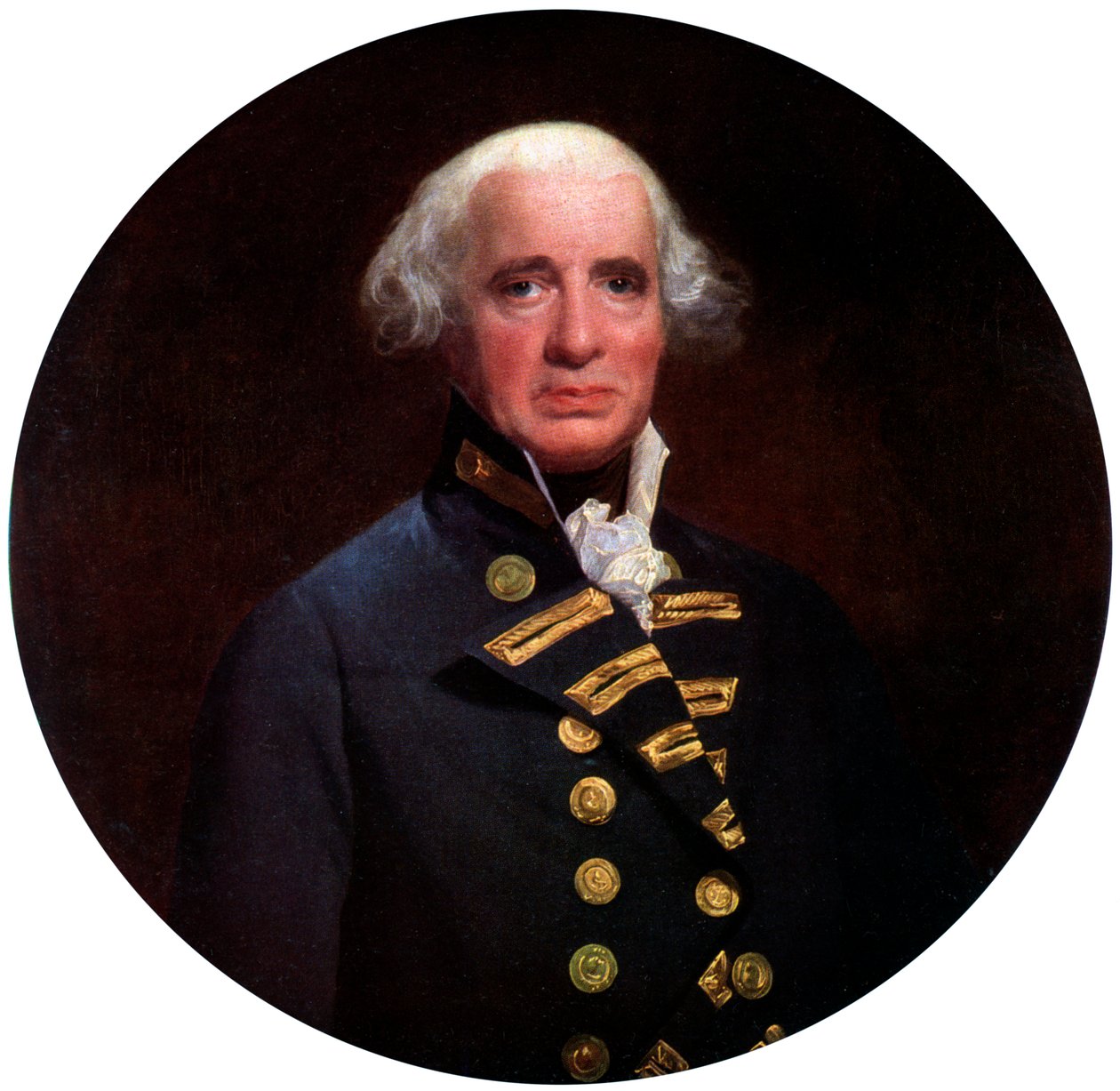 Amiraali Richard, Earl of Howe, 1794, c1920 tekijältä John Singleton Copley