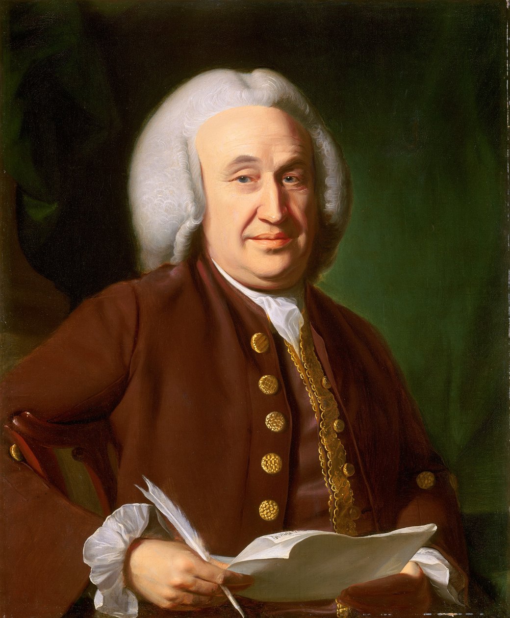 Harrison Gray, c. 1767 (öljy kankaalle) tekijältä John Singleton Copley