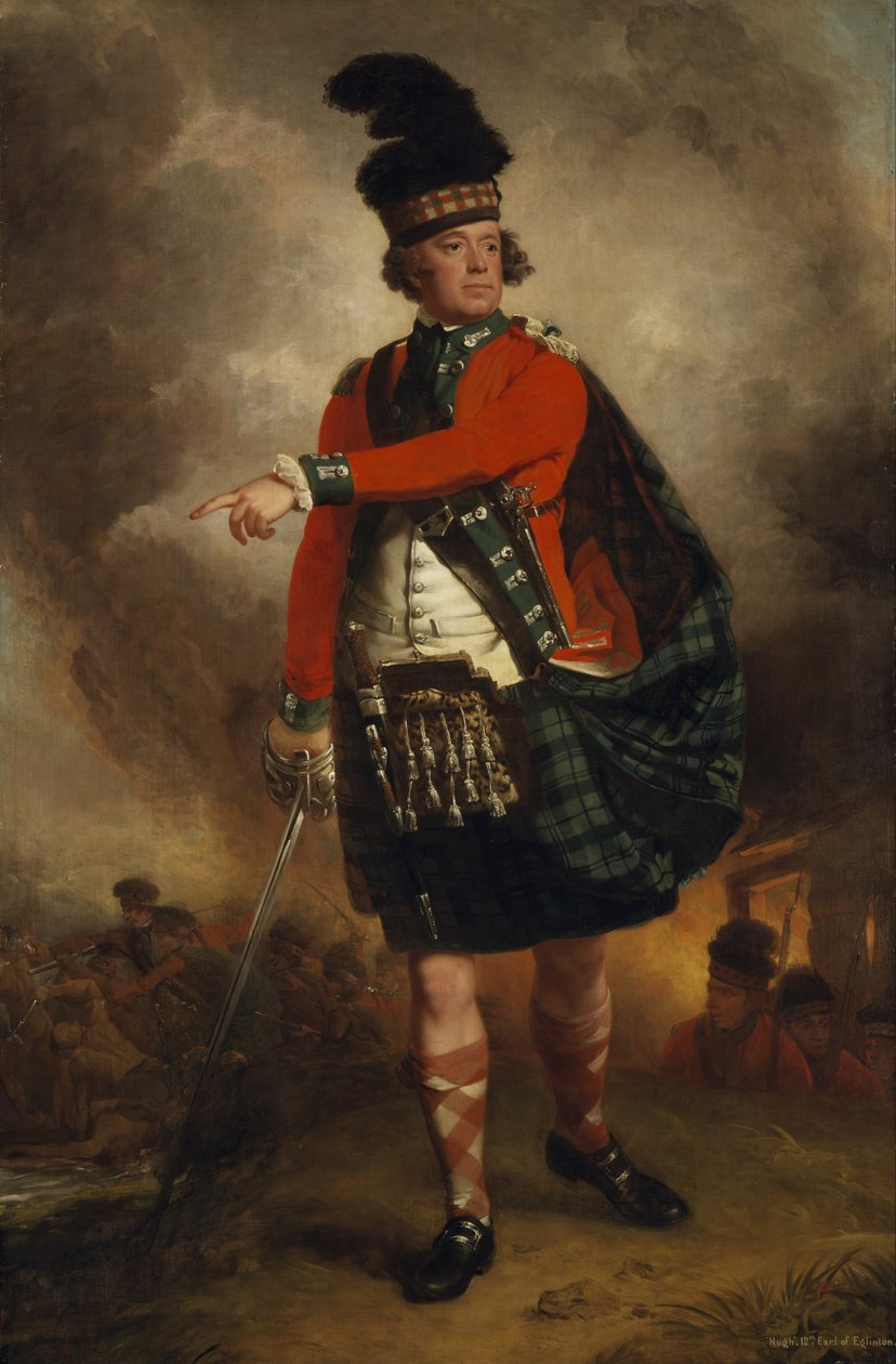 Hugh Montgomerie, Eglintonin 12. jaarli, 1739-1819. Sotilas; Ayrshiren lordiluutnantti. tekijältä John Singleton Copley