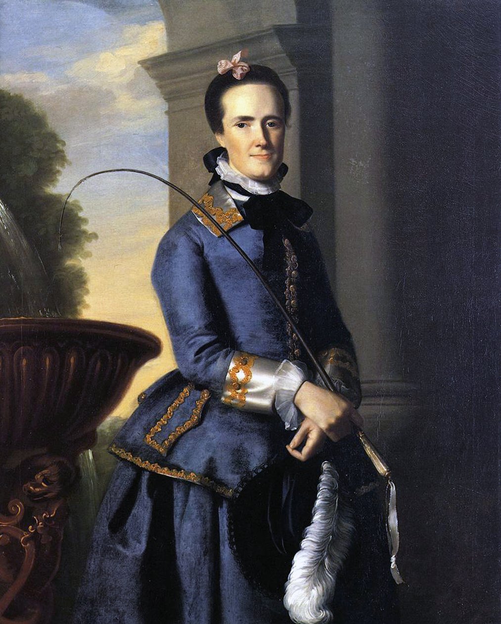 Rouva Epes Sargent (Catherine Osborne) metsästysasussa, 1764 tekijältä John Singleton Copley