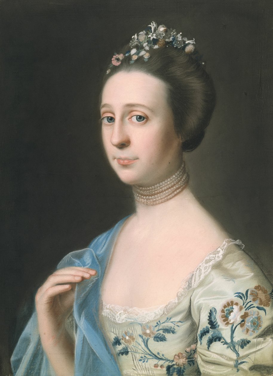 Rouva Henry Hill (Anna Barrett) tekijältä John Singleton Copley