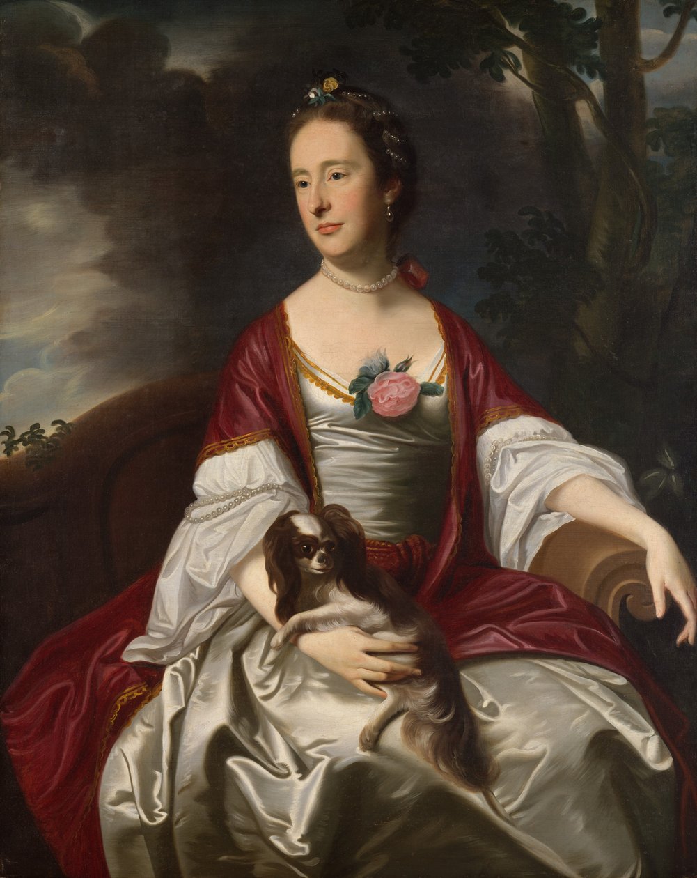 Rouva Jerathmael Bowers, n. 1763. tekijältä John Singleton Copley