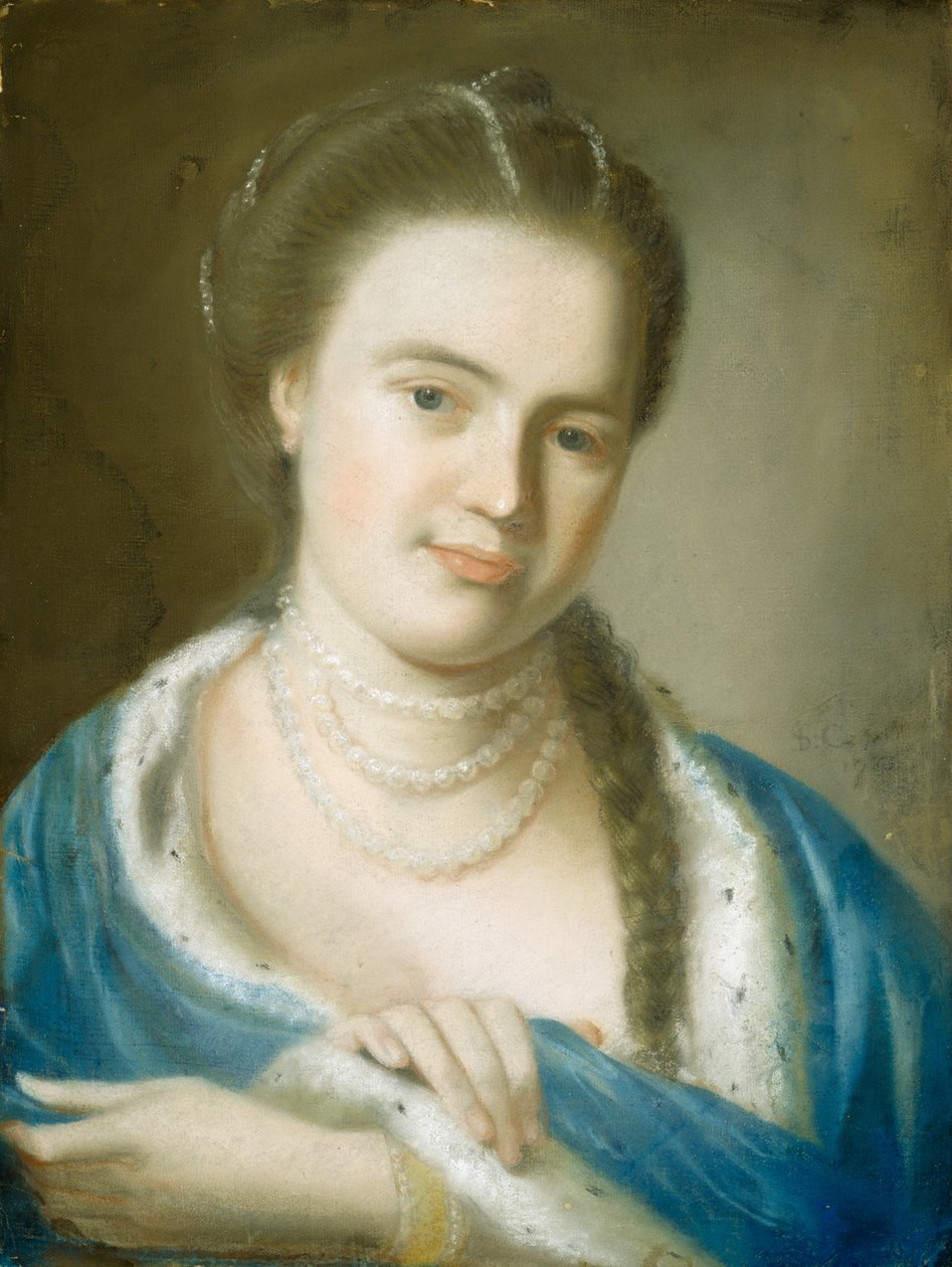 Rouva Gawen Brownin (Elizabeth Byles) muotokuva, 1763 tekijältä John Singleton Copley
