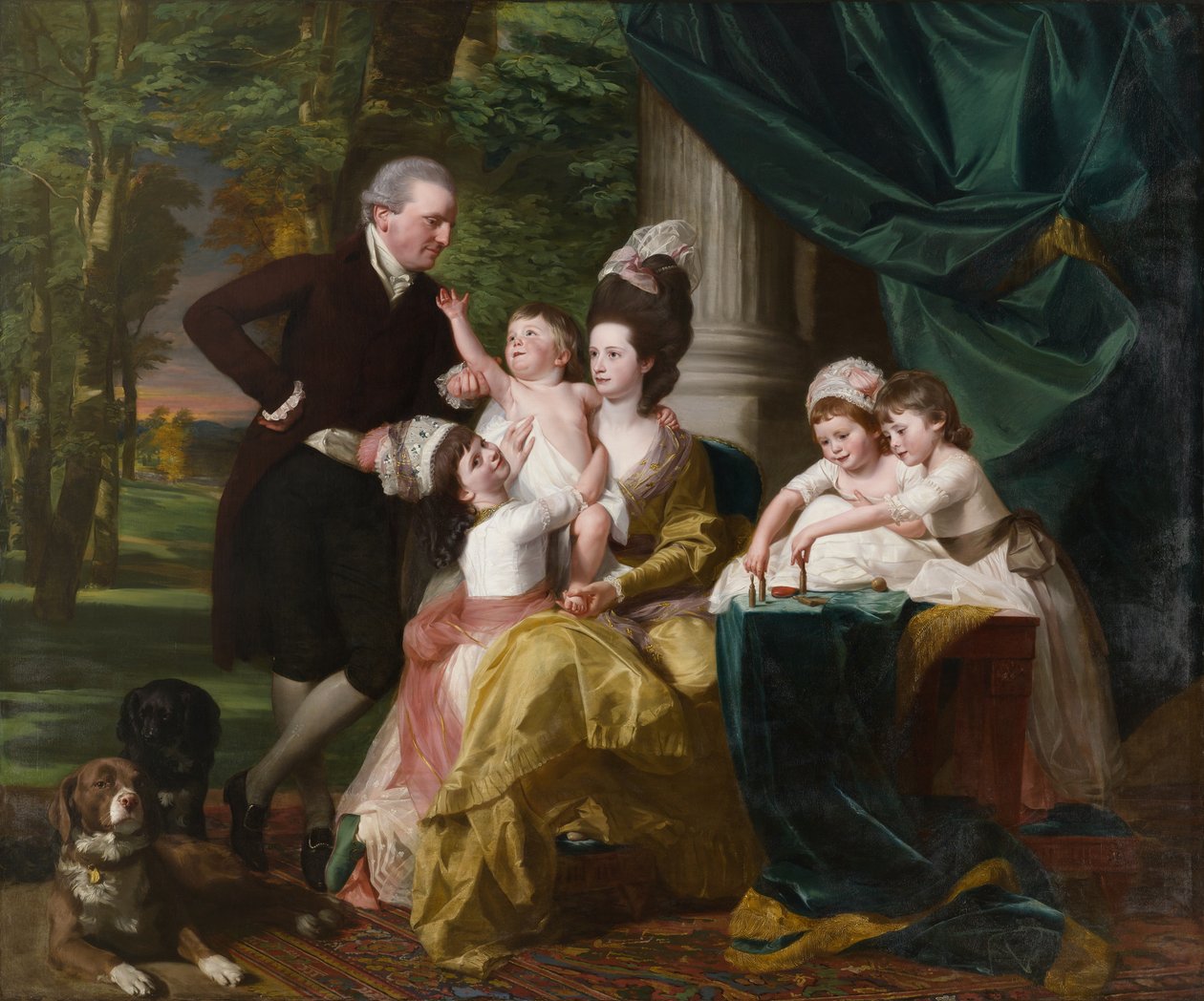 Sir William Pepperrell (1746–1816) ja hänen perheensä, 1778 tekijältä John Singleton Copley