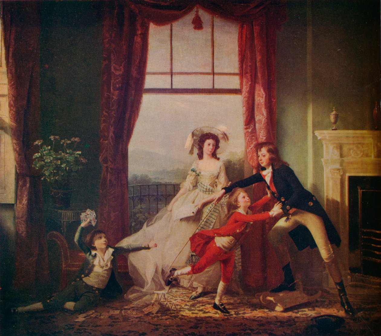 Sitwellin perhe, 1700-luku tekijältä John Singleton Copley