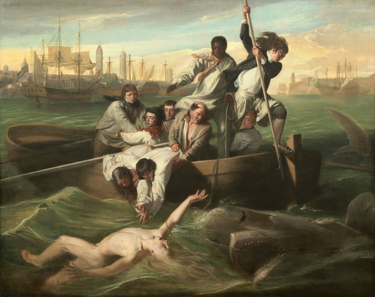 Watson ja hai, 1778. tekijältä John Singleton Copley