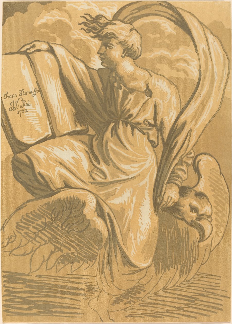 Pyhä Johannes evankelista tekijältä John Skippe after Parmigianino