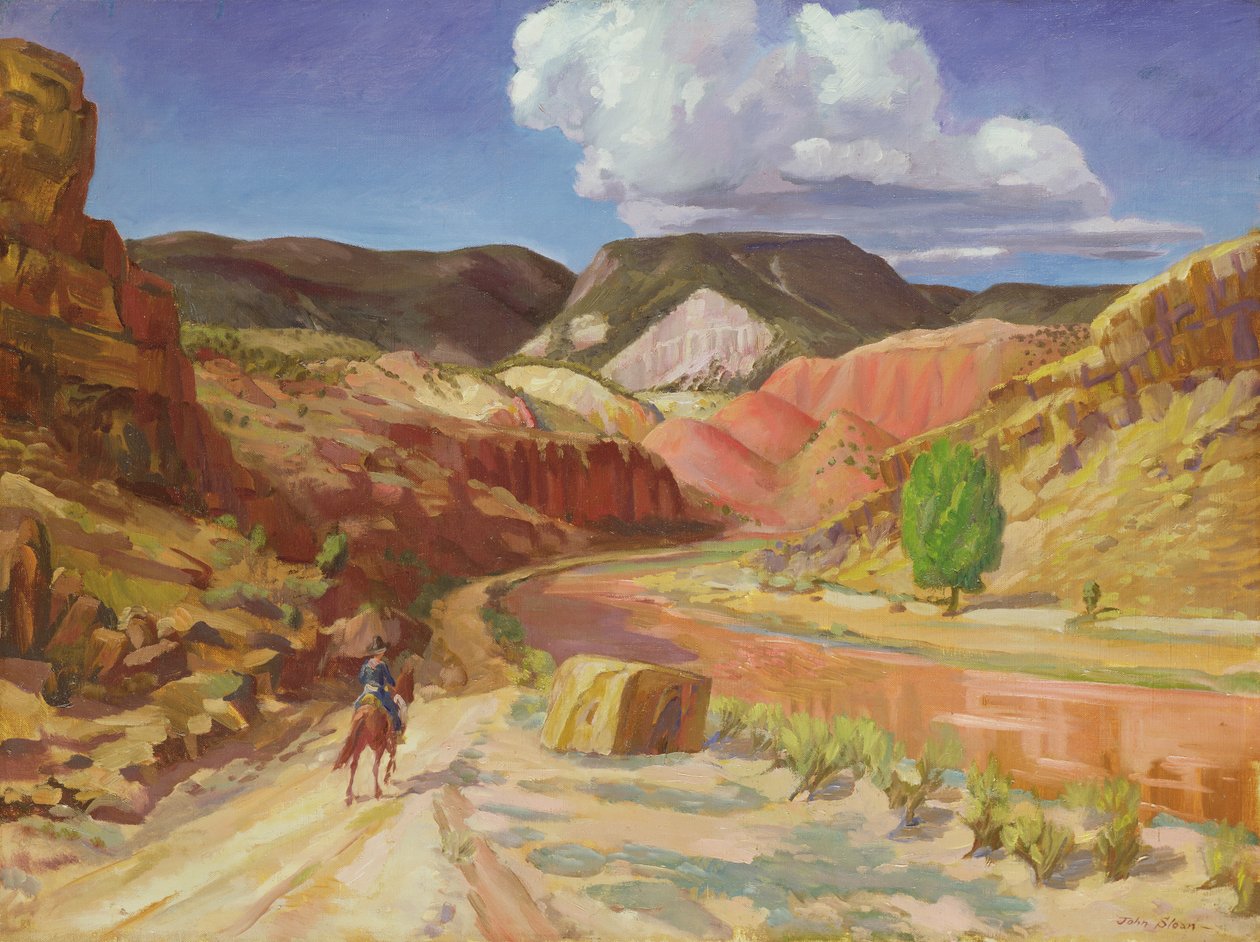 Chama Running Red tekijältä John French Sloan