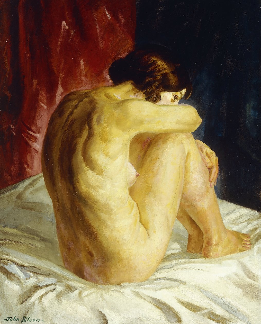 Alaston vilkaisu takaisin tekijältä John French Sloan