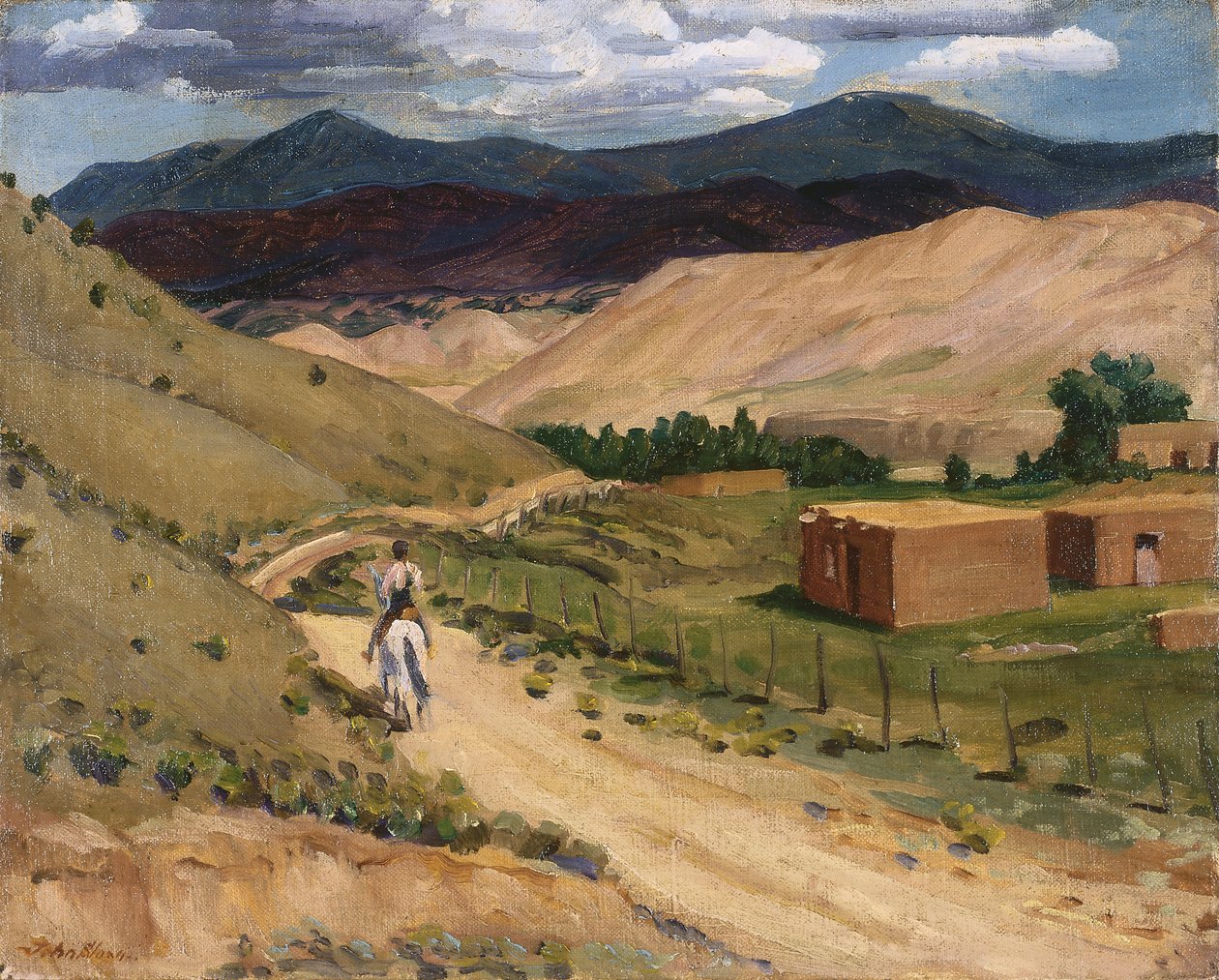Road ja Chimayo tekijältä John French Sloan