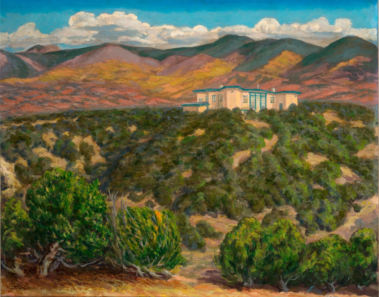 Sinagua, Santa Fe tekijältä John French Sloan