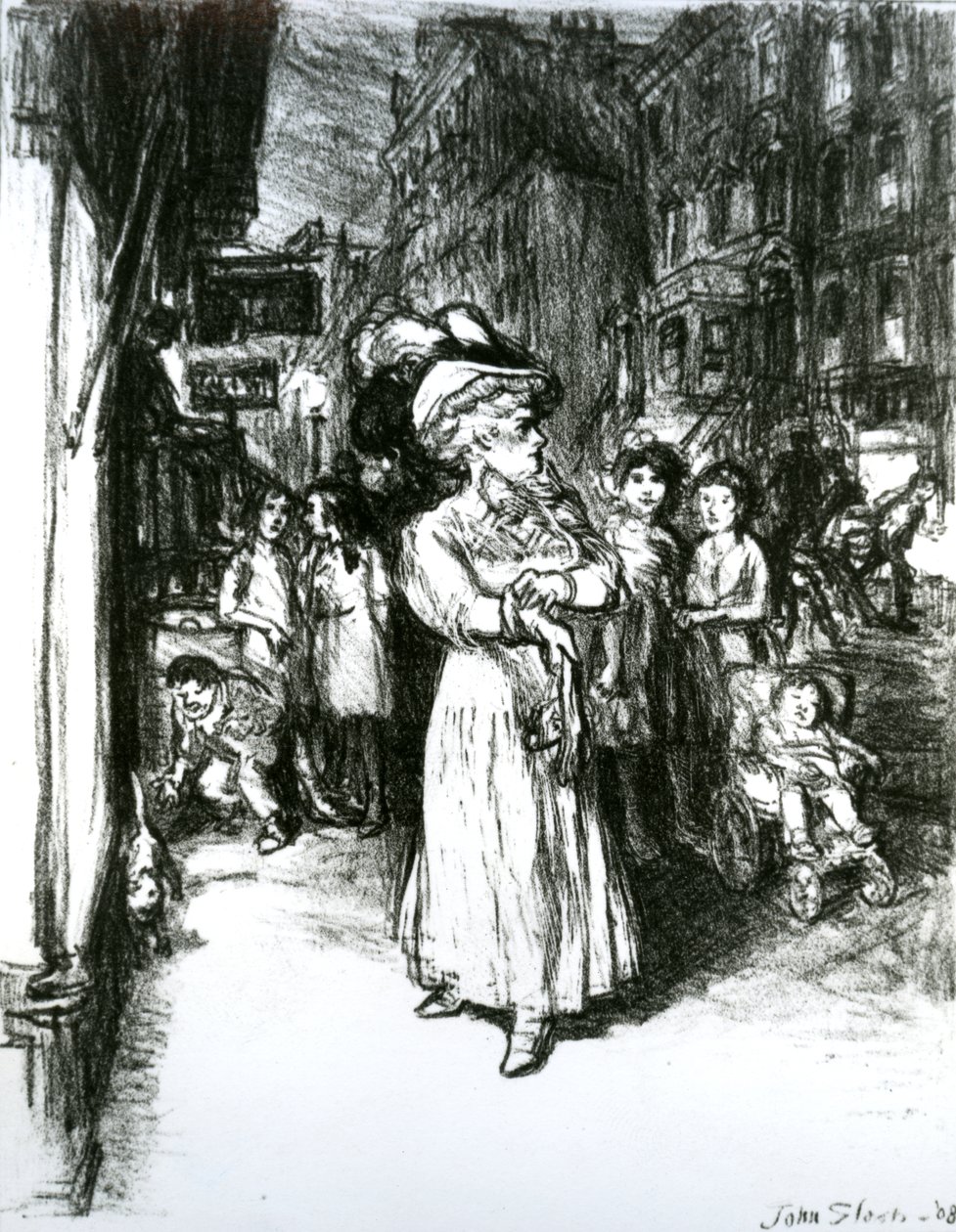 Sixth Avenue ja 30th Street tekijältä John French Sloan