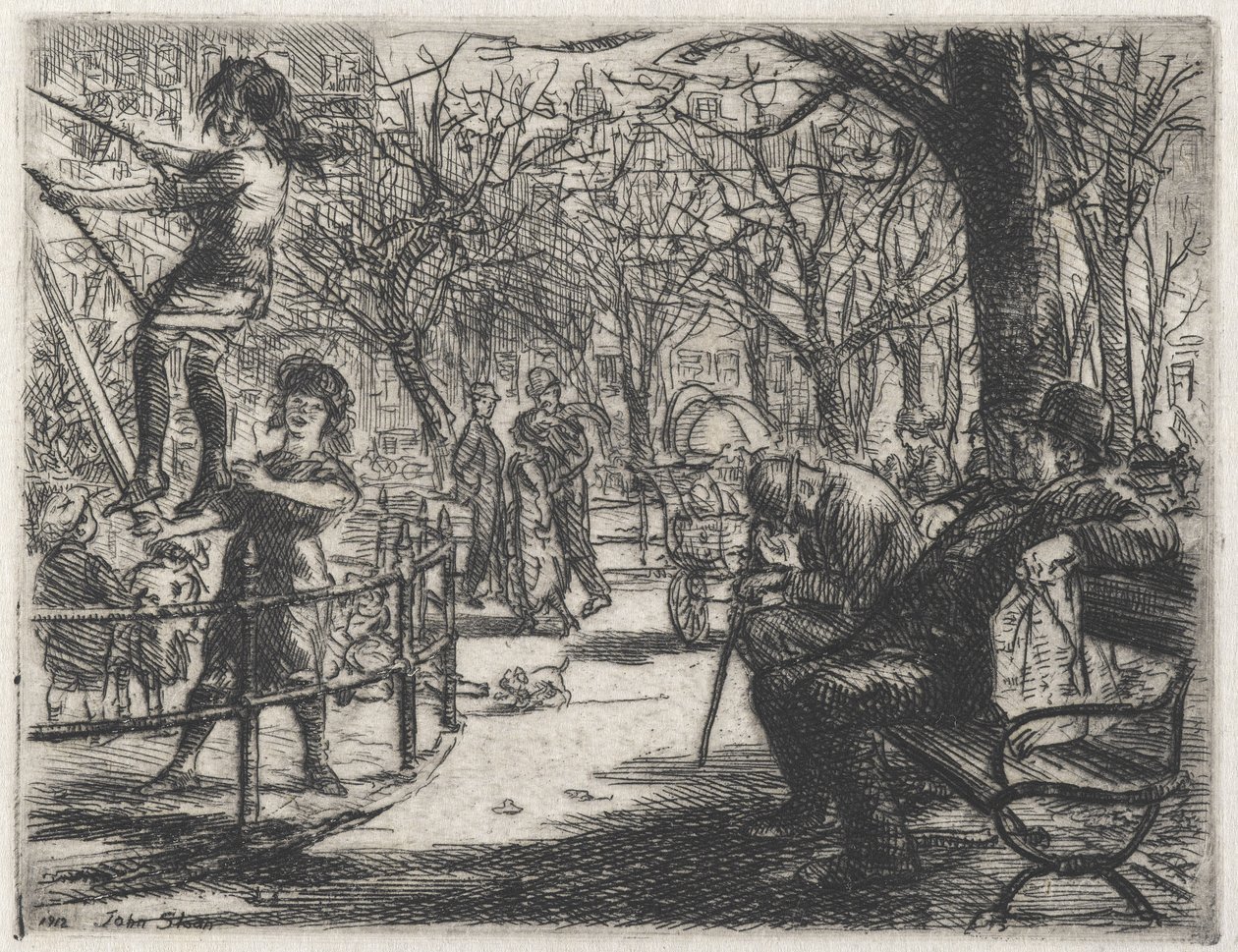 Keinua aukiolla tekijältä John French Sloan