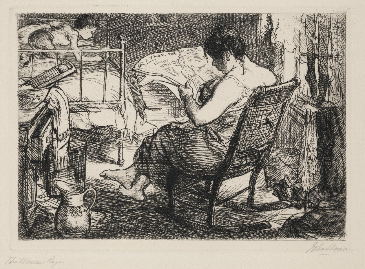 Naisen sivu tekijältä John French Sloan
