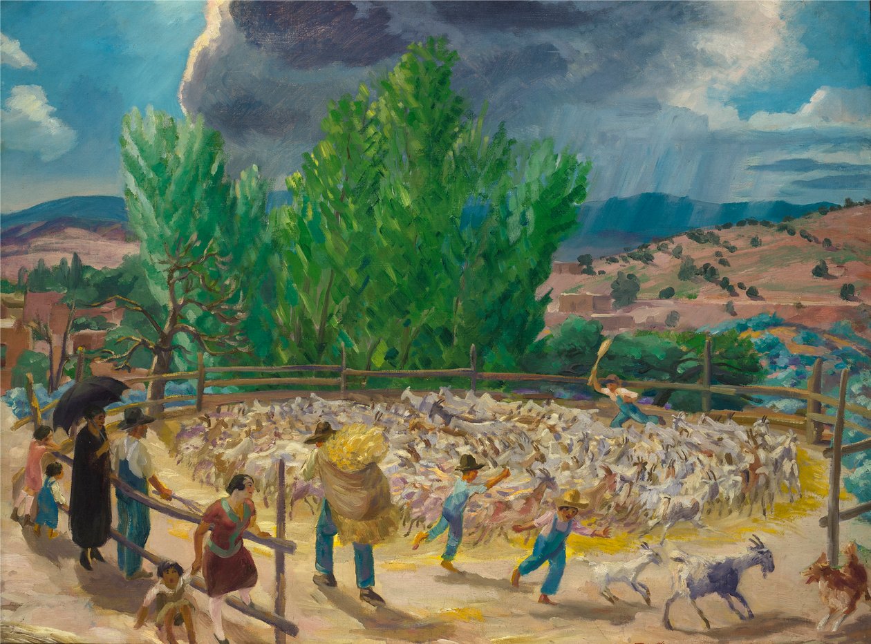 Puimalattia, Santa Fe tekijältä John French Sloan