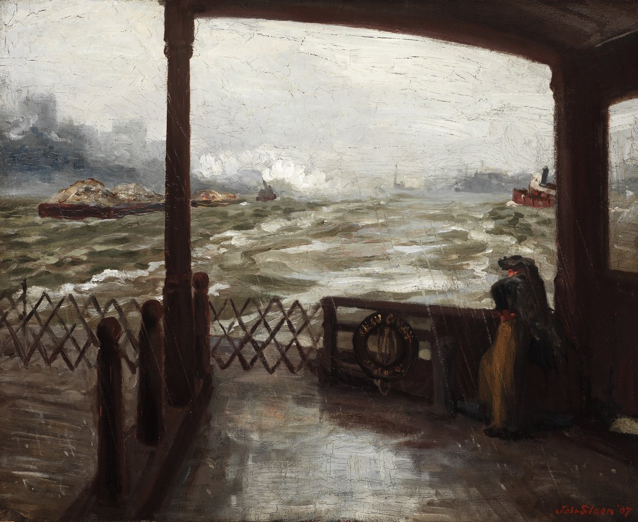 Wake of the Ferry, nro 1 tekijältä John French Sloan