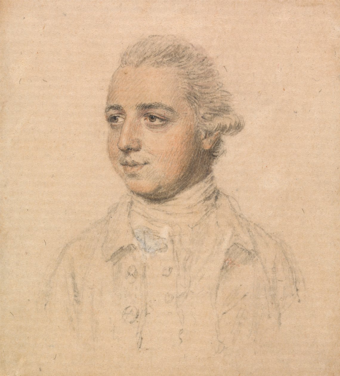 Retrato de um jovem tirado da vida, voltado para o finlandês esquerdo tekijältä John Smart