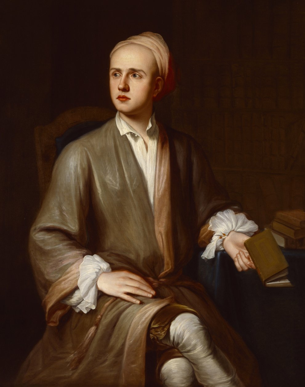 Edward Nightingale, n. 1722-24 (öljy kankaalle) tekijältä John Smibert