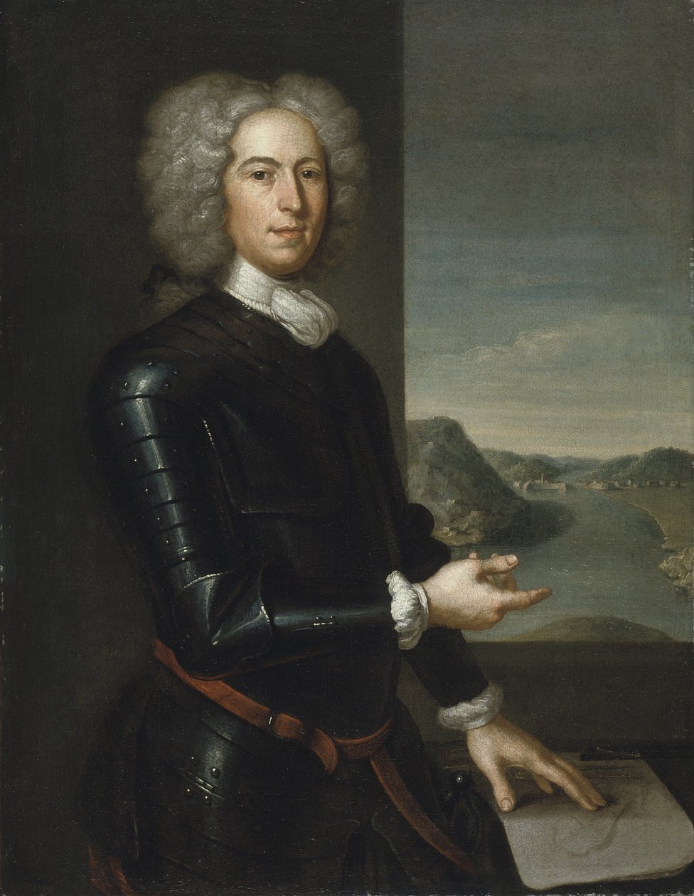 Kenraalimajuri Paul Mascarenen muotokuva, 1729 tekijältä John Smibert