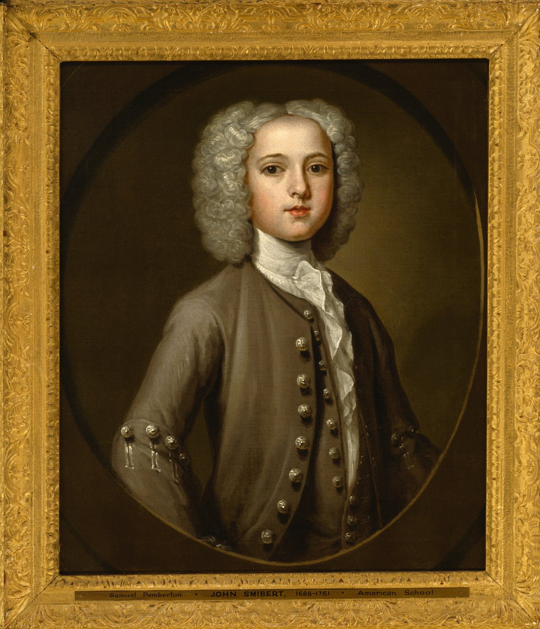 Samuel Pembertonin muotokuva, 1734 tekijältä John Smibert