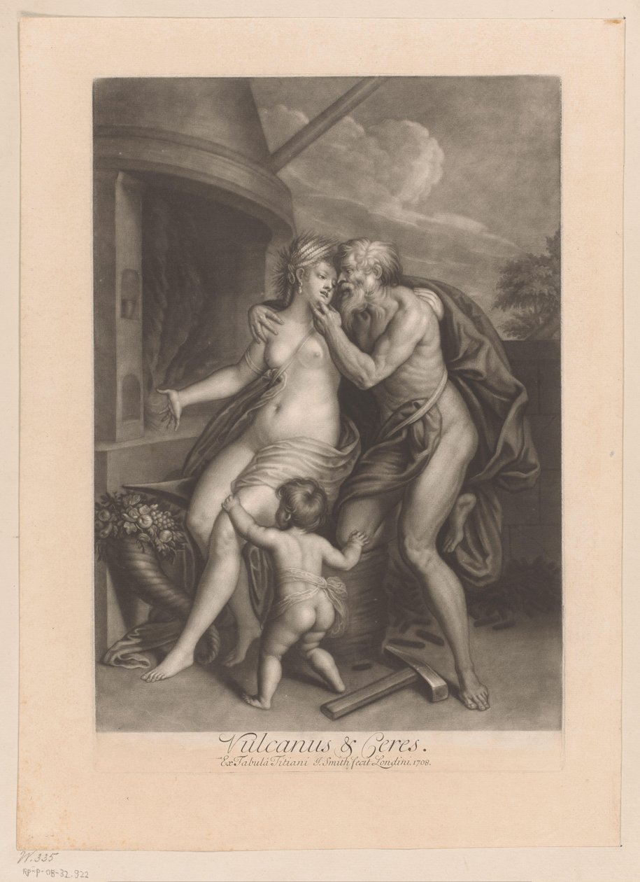 Vulcan ja Ceres takomossa Vulcan & Ceres (otsikko esineessä) jumalien rakkaussuhteet (sarjan nimi) Loves of the Gods (sarjan nimi) tekijältä John Smith