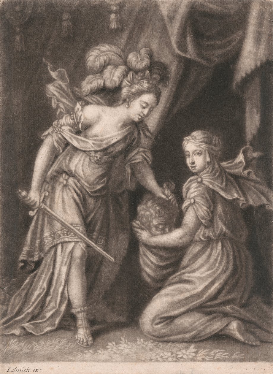 Judith Holofernesin pään kanssa tekijältä John Smith