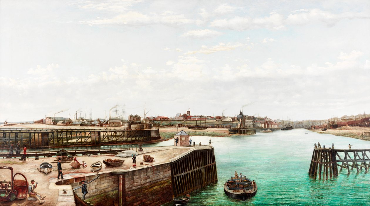 Sunderlandin satama, 1883 tekijältä John Smith 2