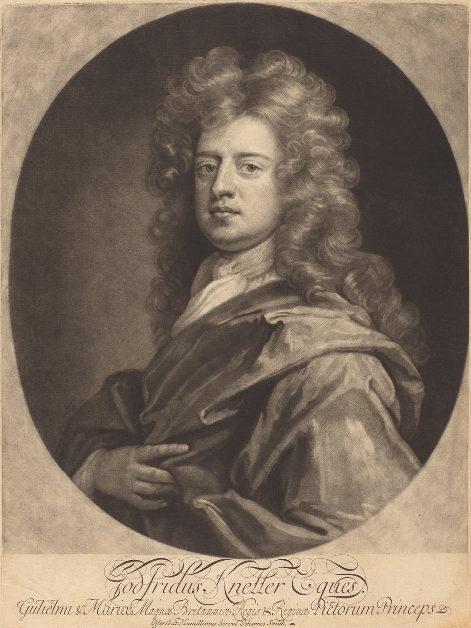 Godfrey Kneller tekijältä John Smith after Sir Godfrey Kneller