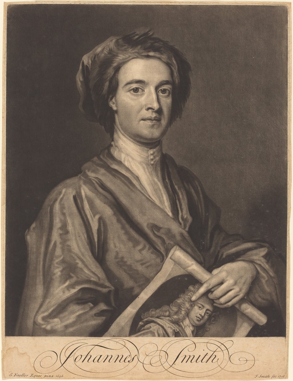 John Smith tekijältä John Smith after Sir Godfrey Kneller