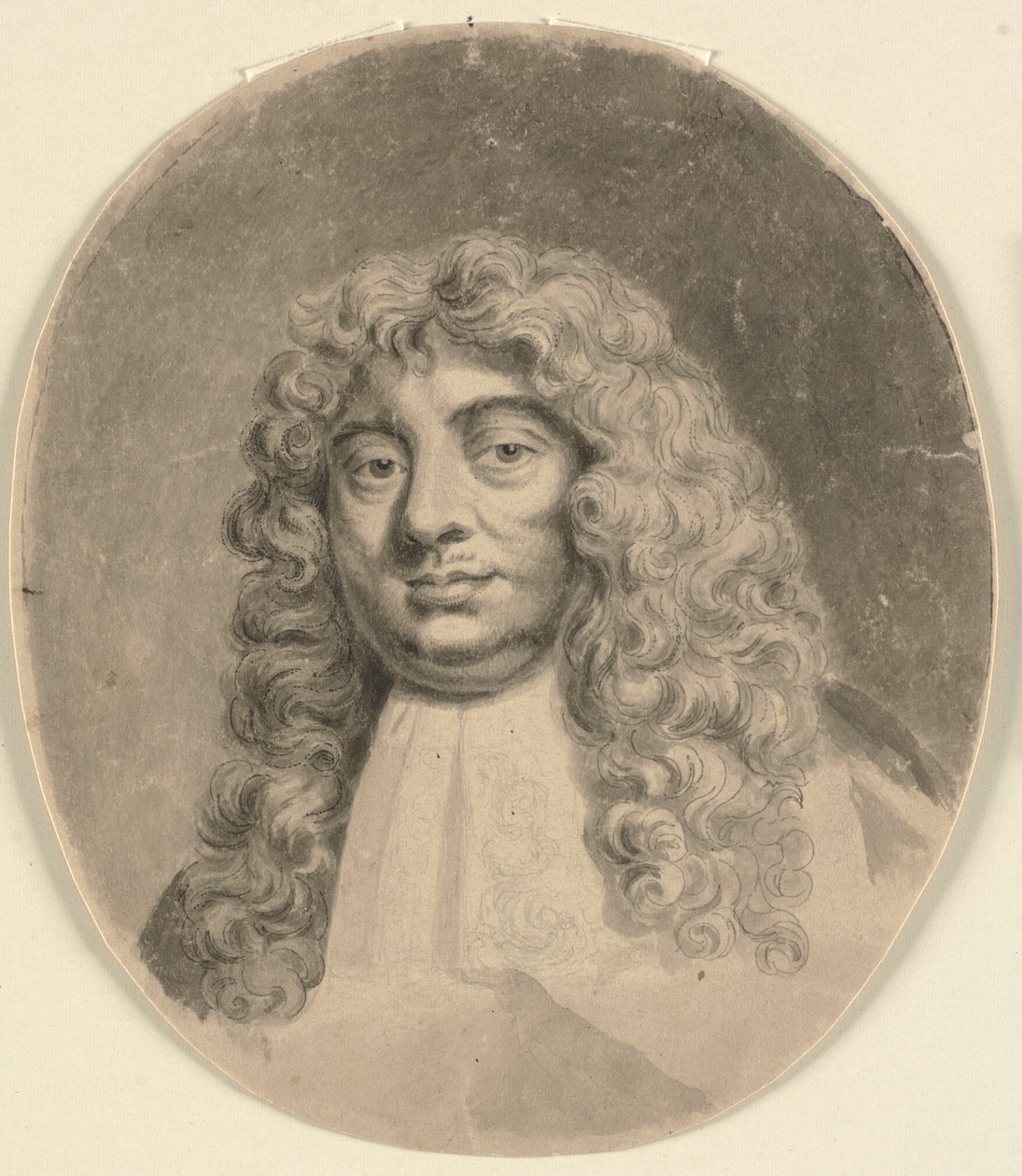 Miehen muotokuva päästä ja olkapäästä 1600-luvun muotokuvan jälkeen (The Earl of Lauderdale) tekijältä John Sparrow