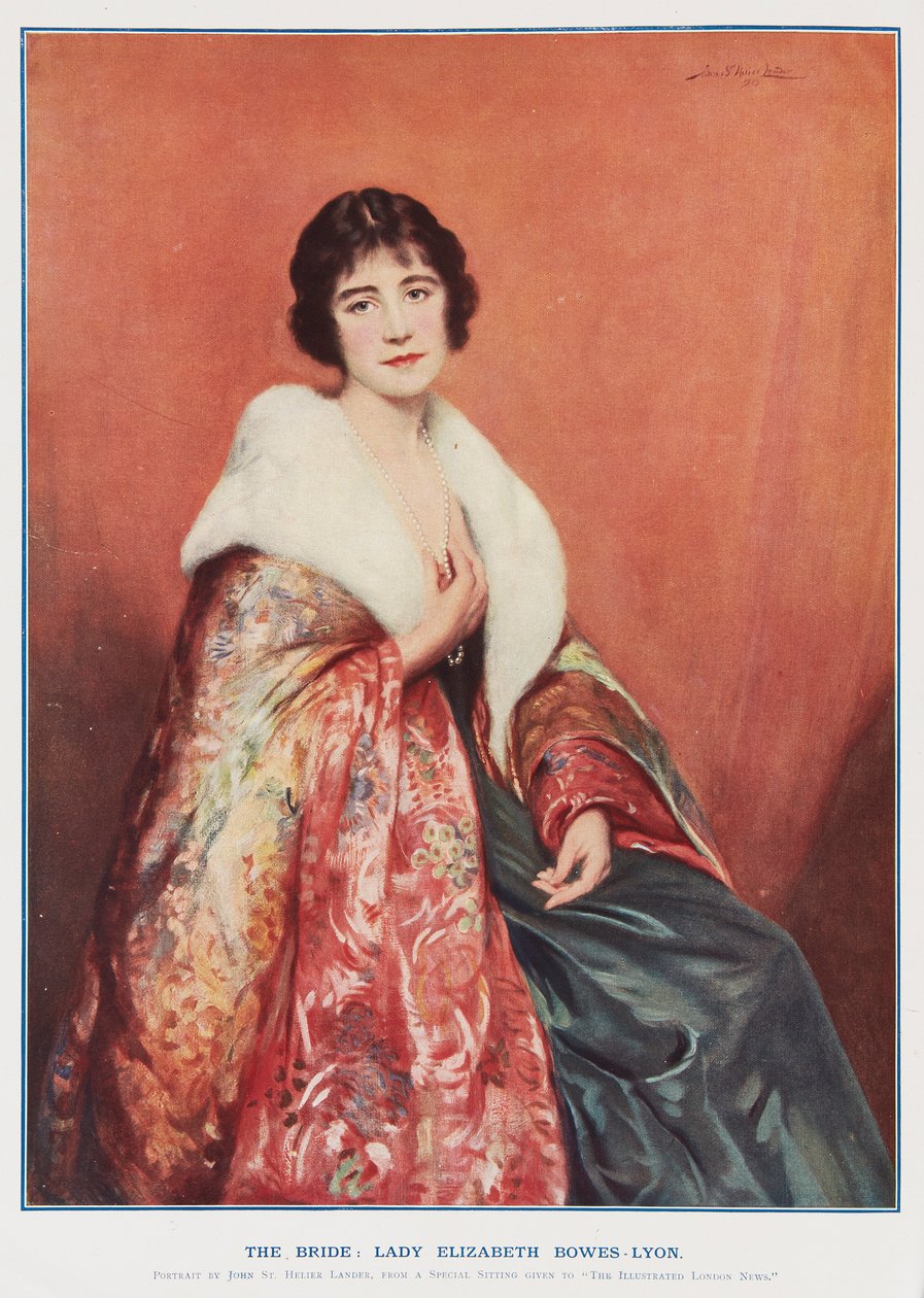 Lady Elizabeth Bowes-Lyon tekijältä John St. Helier Lander