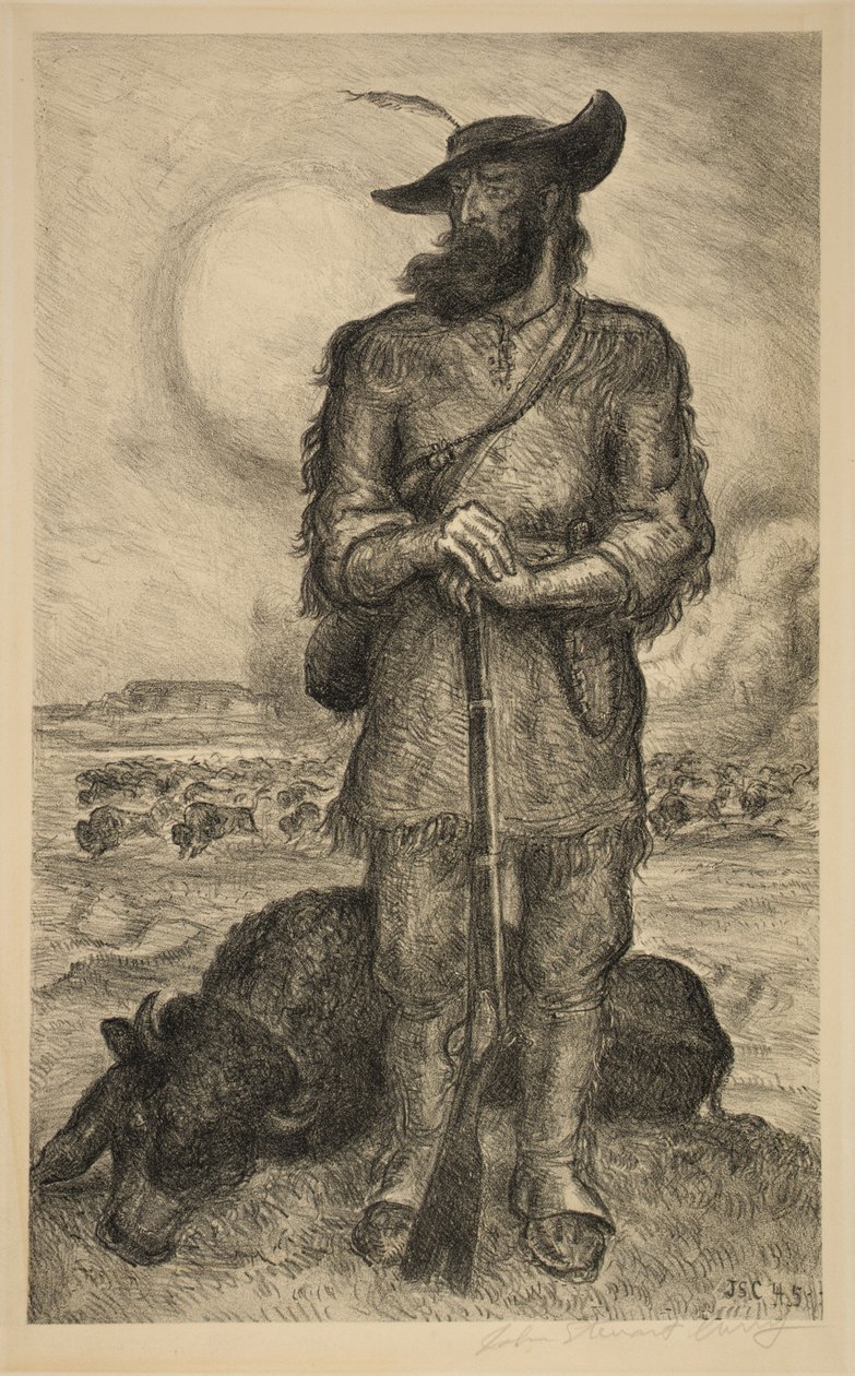 The Plainsman tekijältä John Steuart Curry