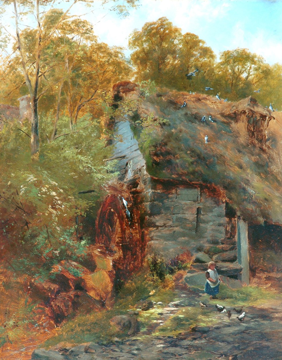 Chagford Mill, Devon tekijältä John Syer