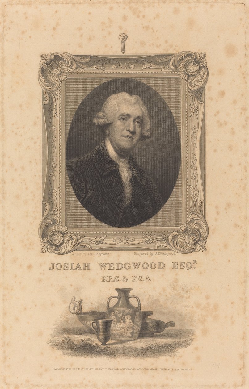 Josiah Wedgewood, Esq. tekijältä John Taylor Wedgwood after Sir Joshua Reynolds