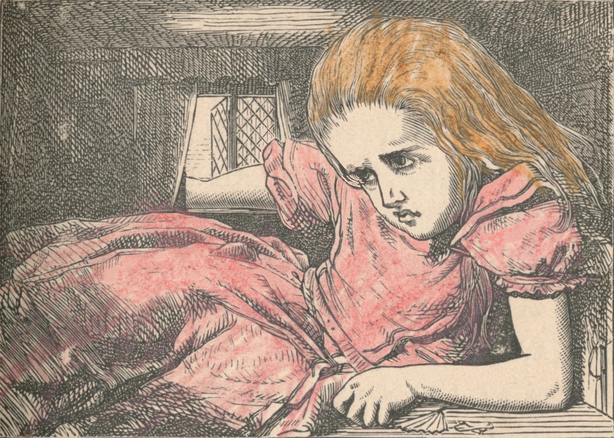 Alice, kun hän kasvaa suuremmaksi, 1889 tekijältä John Tenniel