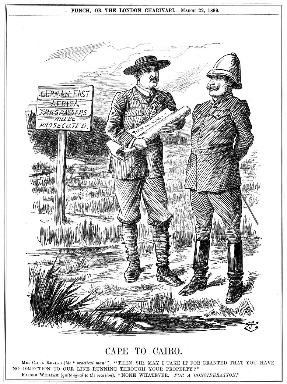 Cape to Kairo, 1899. tekijältä John Tenniel
