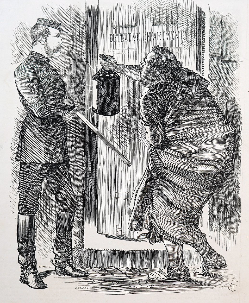 John Tennielin sarjakuva tekijältä John Tenniel