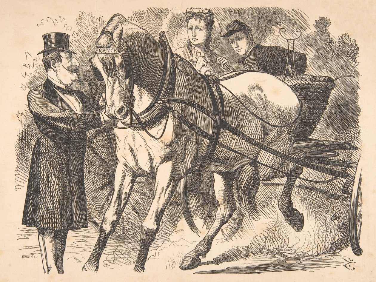 Easing the Curb Punch, 24. heinäkuuta 1869, 1869. tekijältä John Tenniel