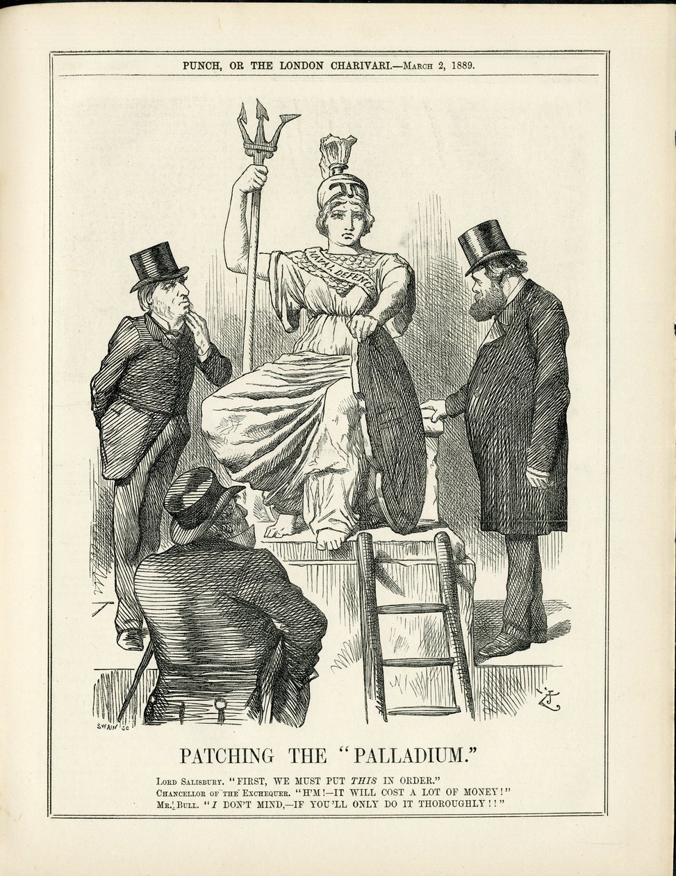 Kuva John Tennielista (1820-1914) Punchissa tekijältä John Tenniel