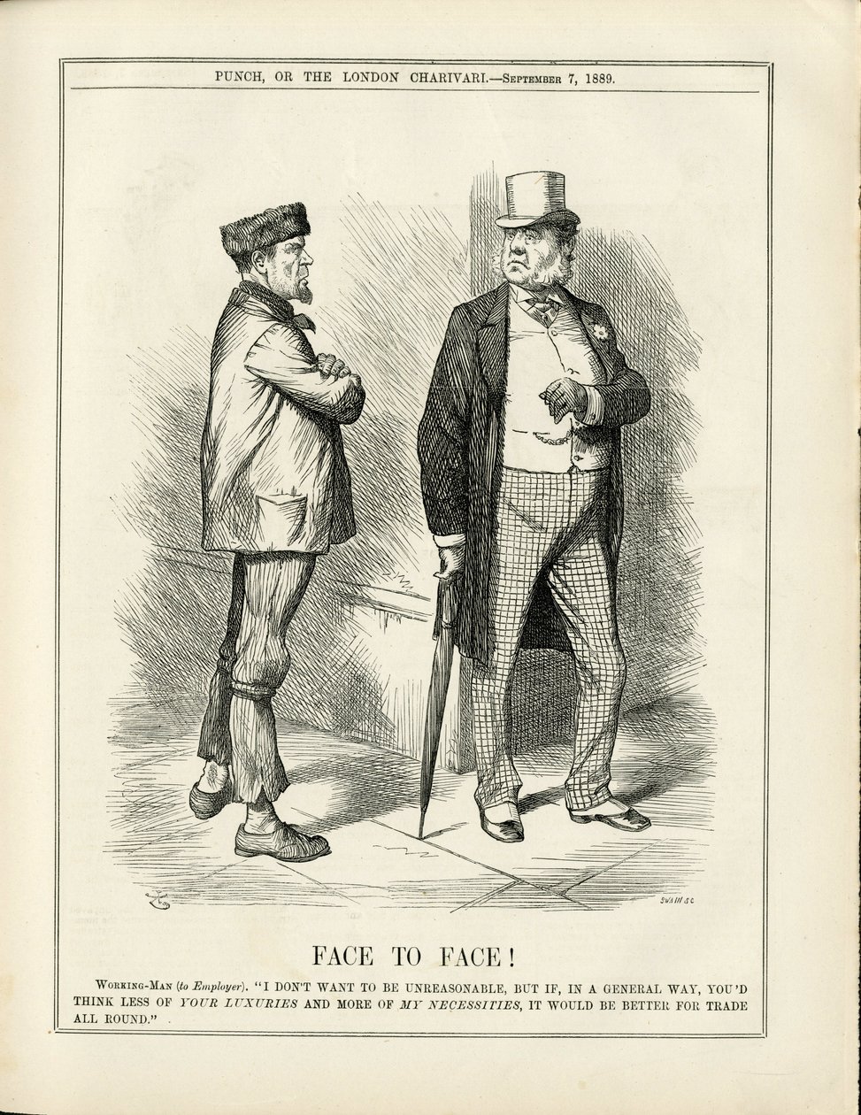 Kuva John Tennielista (1820-1914) Punchissa tekijältä John Tenniel