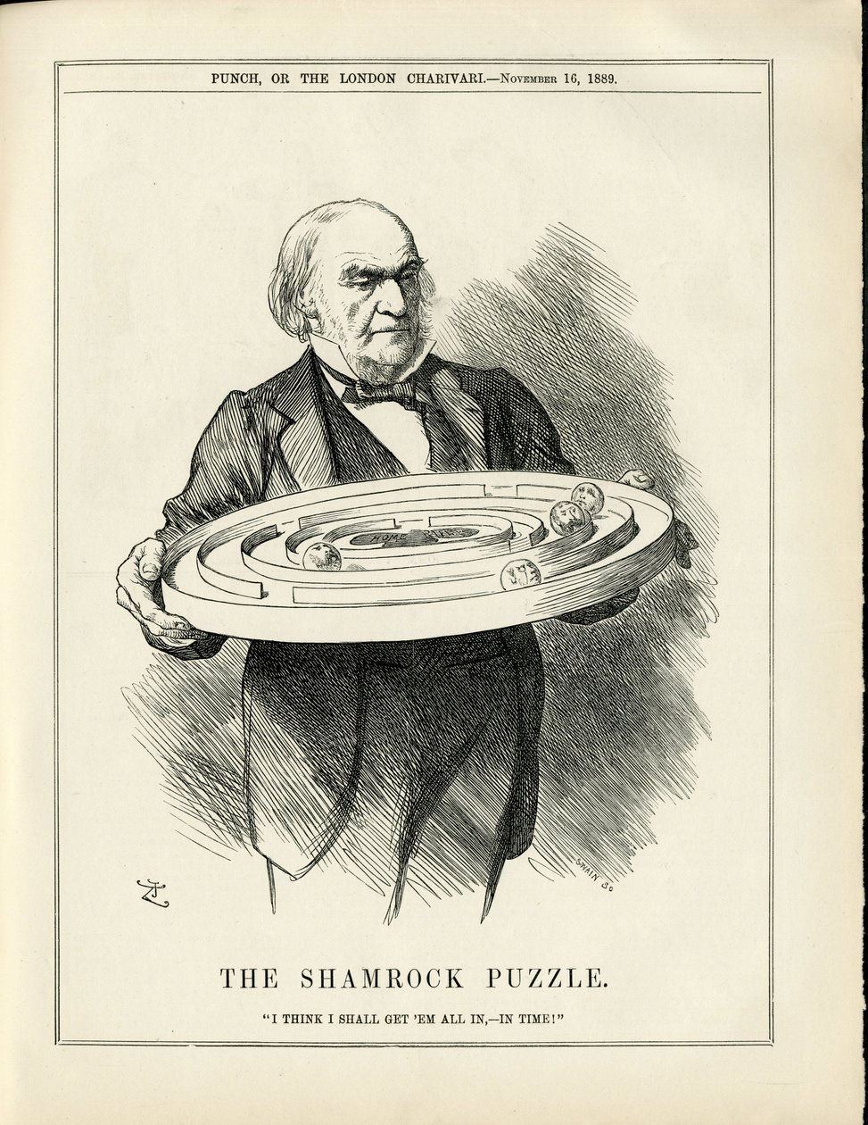 Kuva John Tennielista (1820-1914) Punchissa tekijältä John Tenniel