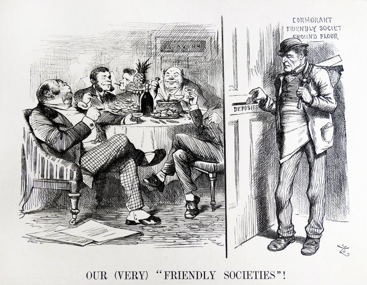 John Tennielin sarjakuva nimeltä "Enquiry by the Registrar General" tekijältä John Tenniel