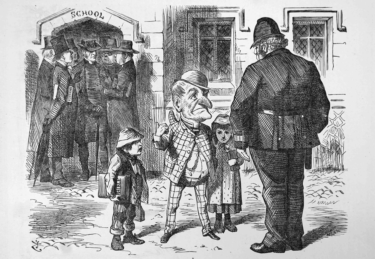 Herra Punch vetoaa John Bulliin. tekijältä John Tenniel