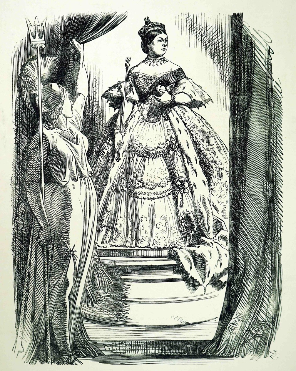Kuningatar Victoria. tekijältä John Tenniel