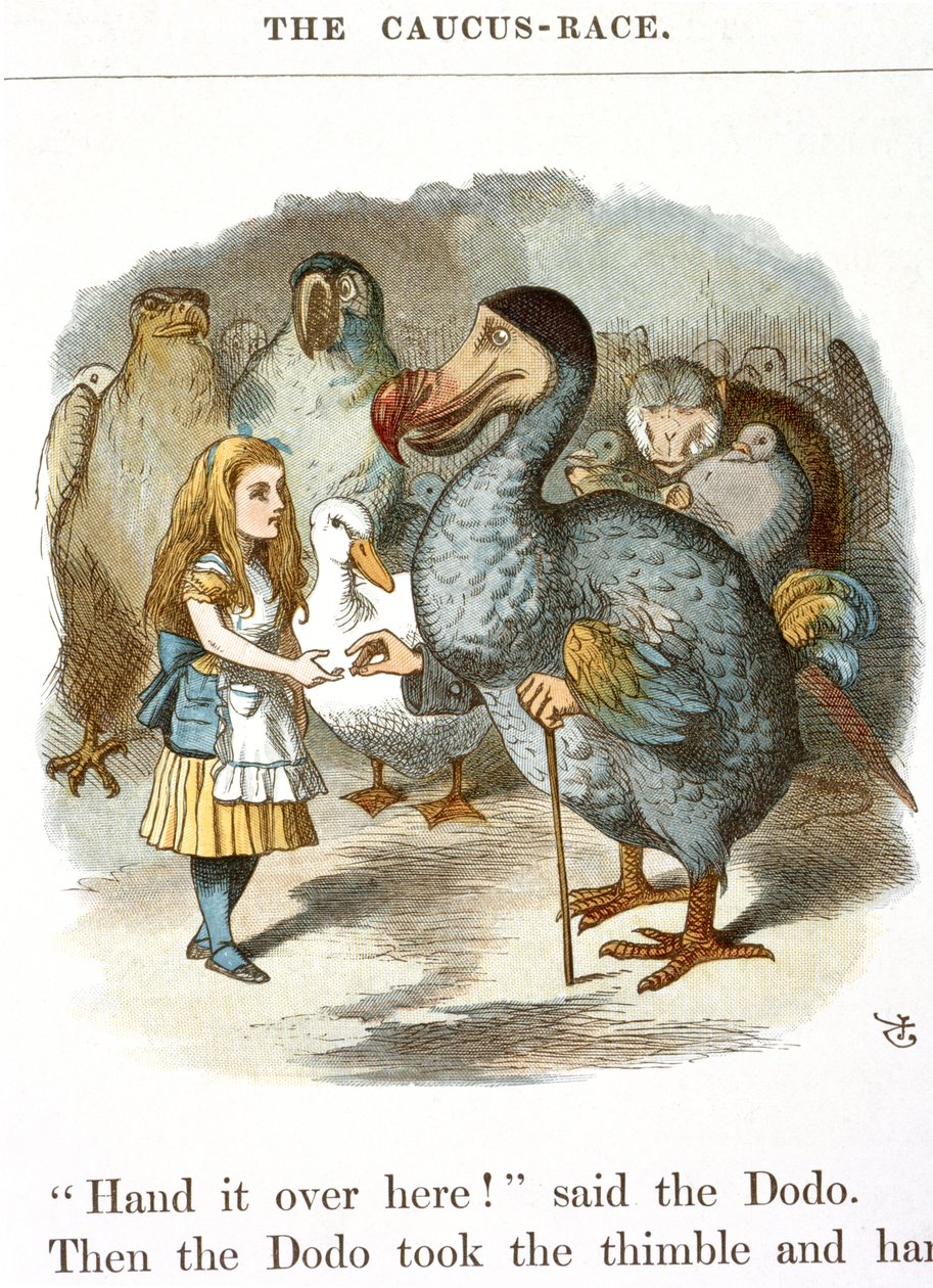 Caucus-Race tekijältä John Tenniel