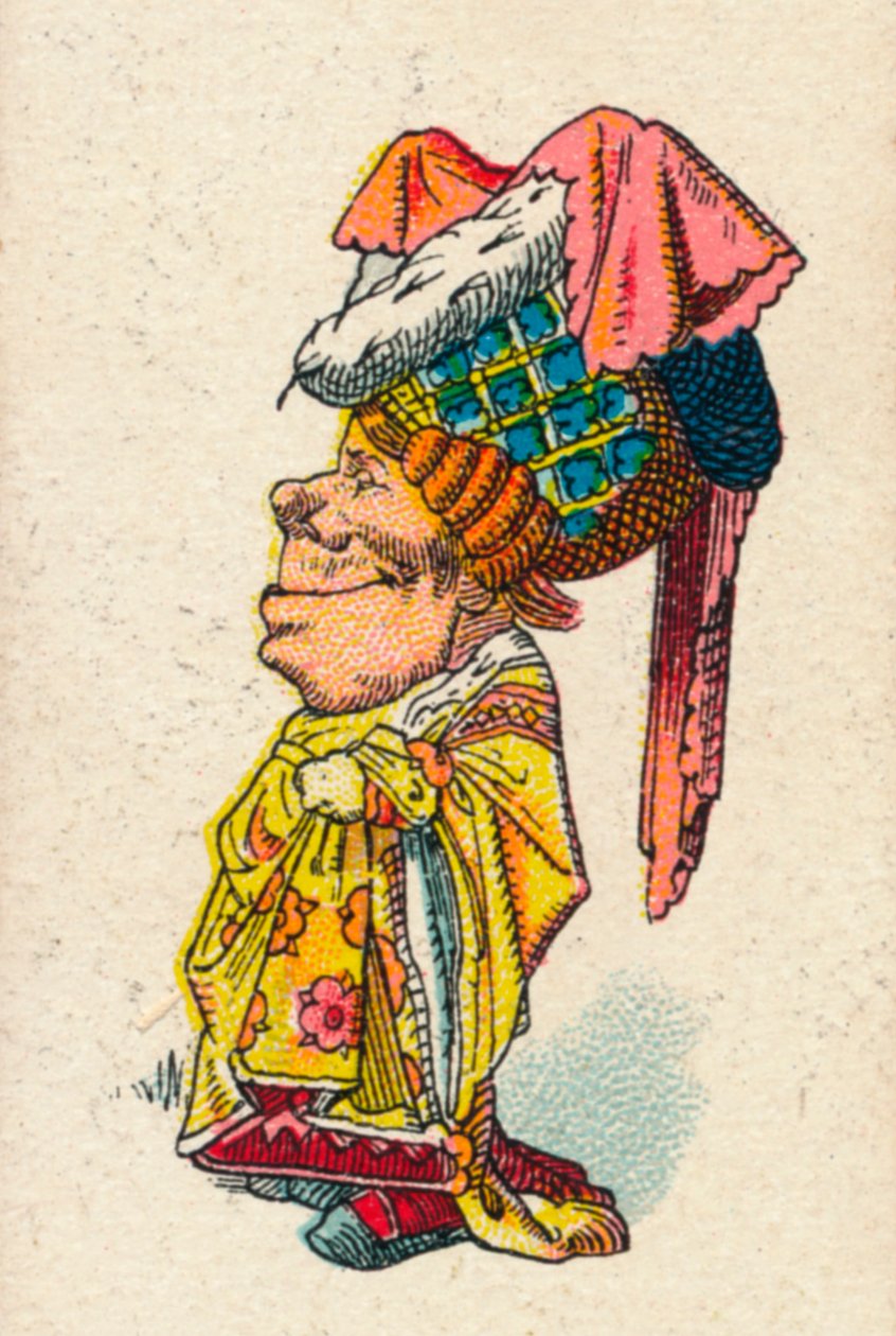 Herttuatar hymyilee, 1930 tekijältä John Tenniel